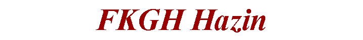 Text Box: FKGH Hazin